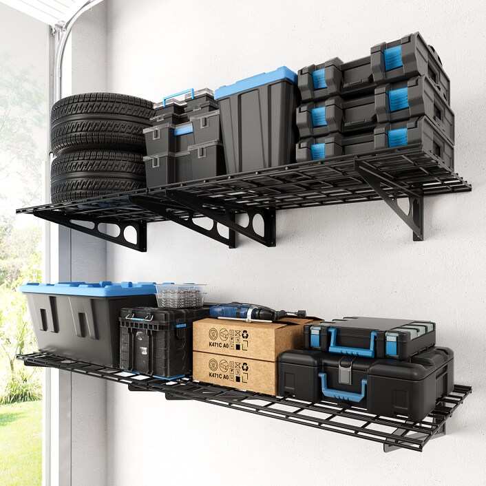 WR26 Classic 2-Pack 2' x 6' Wall Shelving | FLEXIMOUNTS